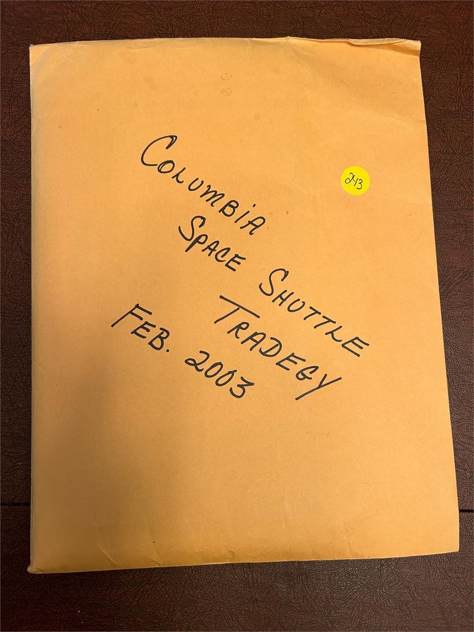 Columbia Space Shuttle Tragedy 2003 Ephemera