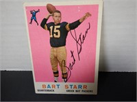 1959 TOPPS BART STARR #23 SIGNED AUTO