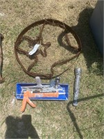 Texas Barbed Wire Fence Decoration & Misc Lot