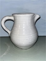 B2-Cornelison Bybee 1950s White Cream Pitcher