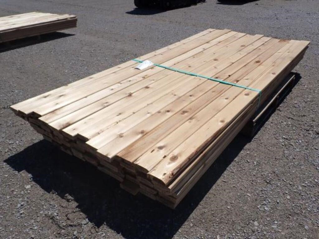 Qty Of 5/4 In. x 4 In. x 8 Ft. Low Grade Western