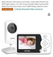 Baby Monitor with Camera and Audio