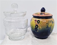 Ceramic and Glass Sugar Jars