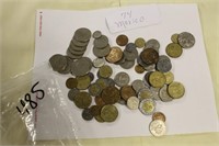LOT OF 74 MEXICAN COINS