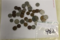 LOT OF 44 CANADIAN COINS