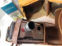 Kodak Brownie Movie camera w/case & light bar