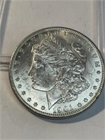 CRISP BU Grade 1901 o Better Date Morgan Dollar