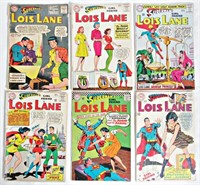 (6) DC LOIS LANE 12c COMICS 1963 - 1968 MIX