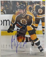 Martin Lapointe Boston Bruins Signed Hockey Photo