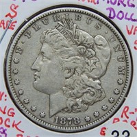 1878 S Morgan Silver Dollar VAM 56 Long Knock