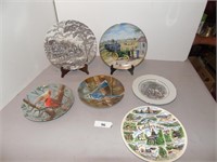 Variety of decorative plates