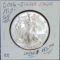 2016 Silver Eagle MS.