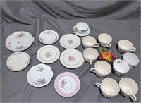 Lot of China Saucer & Cup Sets