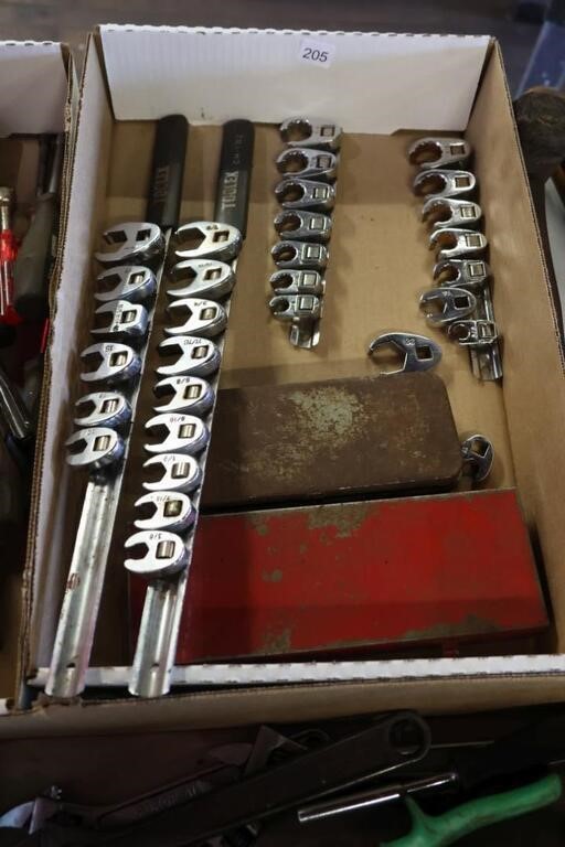 METRIC AND SAE CROW FOOT WRENCH HEADS