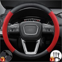 HJKLASFEXC Steering Wheel Cover Compatible with Ch