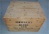 Hersley Blend Tea Wood Crate 18" x 22" x 17"
