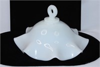 Vintage Milk Glass Smoke Bell