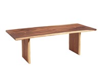 $999 World Market Sansur Rustic Pecan Wood Table