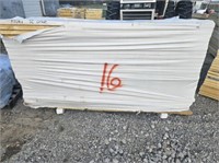 (23) sheets of 2" BP ISO insulation.