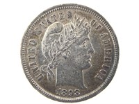 1898 Barber Dime