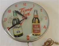 TIME FOR O'KEEFE'S BEER ELECTRIC CLOCK