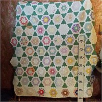 Hand Quilted Patchwork Quilt