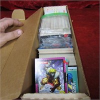 Lot of Marvel trading cards.
