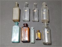 Antique Glass Pharmaceutical Bottles
