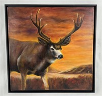 Norma Lee Pfaff Montana Oil on Canvas Painting