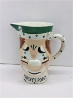 yona punchy popsy ceramic pitcher, 8 3/8 tall
