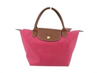 LONGCHAMP Pink Pliage Hand Bag