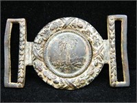 SOUTH CAROLINA CIVIL WAR 2-PIECE PALMETTO BUCKLE