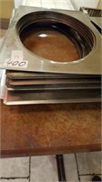 ss oval collars for inserts, standard bain marie