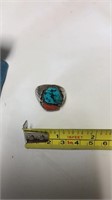 Navajo made turquoise men’s ring