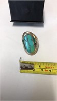 Navajo made men’s turquoise ring

Piece of