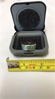 Navajo made men’s turquoise ring