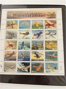 1996 American Aircraft Classic Collection Stamps