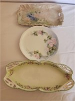 3 vintage decorative dishes