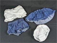 (4) 6-9 M Bloomers/Bottoms: [Cat&Jack & More] Girl