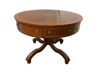 Massive mahogany round table