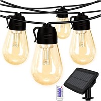 Plbriyu Solar String Lights Outdoor Waterproof,