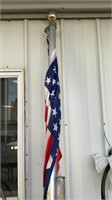 Flag and flag pole