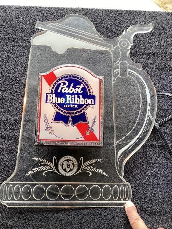 G1) collectors, Pabst blue ribbon beer, light up