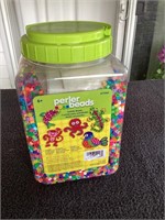G)  activity beads that container contains over