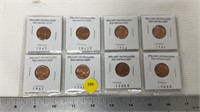 Brilliant uncirculated old Lincoln cents