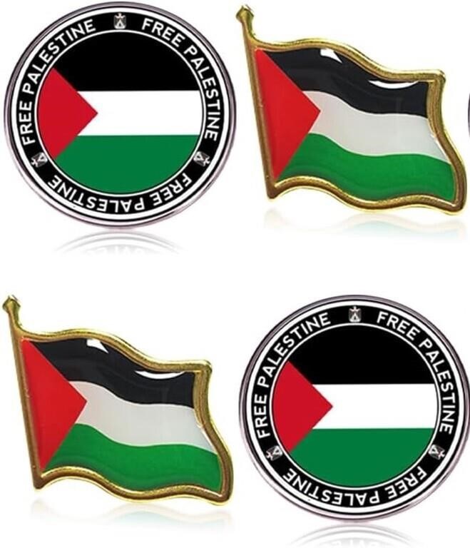 Palestine Flag Lapel Pins