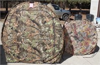 Hunters View Pop Up Blind & 3 Sided Ground Shield
