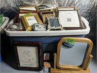 Blue Tote, Shaving Mirror, Picture Frames