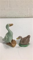 Two Vintage Ceramic Ducks K8D