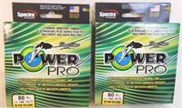 2 - Spectra Power Pro 80 Lb. Test Line